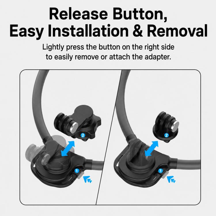 Silicone Neck Mount Holder for Action Camera Flexible POV 360-degree Rotatable Collar Mount, Full Kit, Standard Kit, Basic Kit – Durable Build, Easy to Use