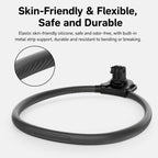 Silicone Neck Mount Holder for Action Camera Flexible POV 360-degree Rotatable Collar Mount, Full Kit, Standard Kit, Basic Kit – Durable Build, Easy to Use