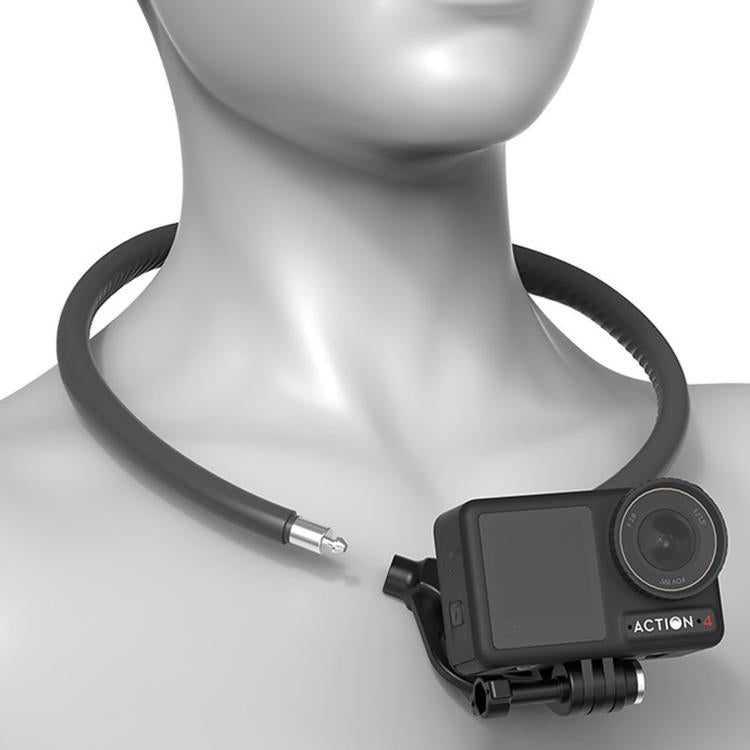 Silicone Neck Mount Holder for Action Camera Flexible POV 360-degree Rotatable Collar Mount, Full Kit, Standard Kit, Basic Kit – Durable Build, Easy to Use