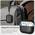 DELIDIGI DD14 Magnetic Vintage Cover With Lanyard Bar – Lanyard, Magnetic, Leather, For AirPods Pro 3