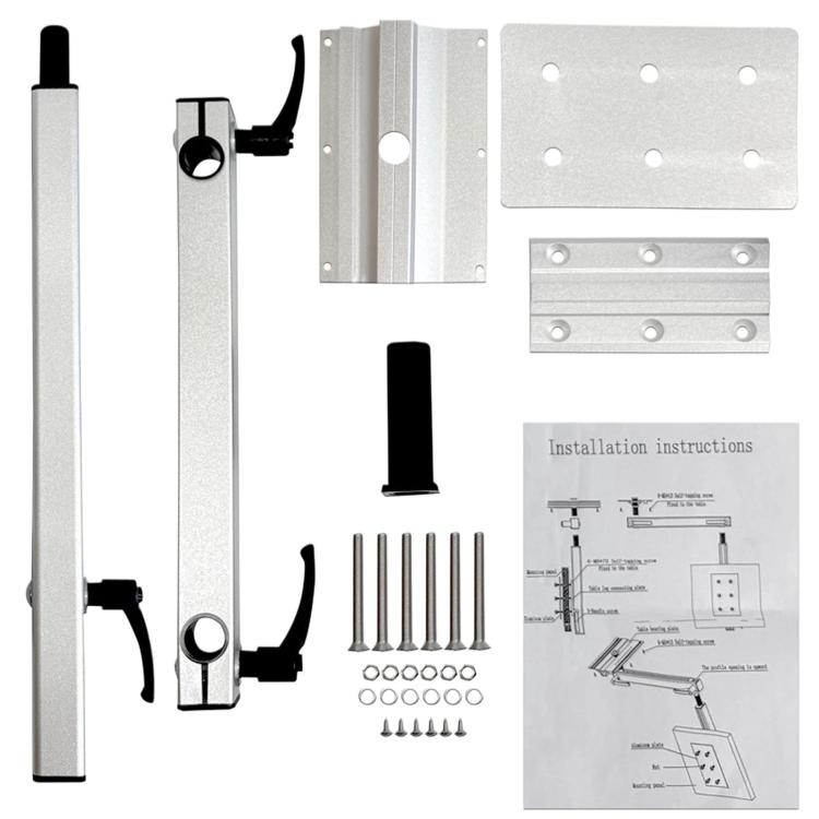 RV Multifunctional Rotatable Telescopic Table Leg Bracket Movable Table Leg Support For Yacht – Aluminum Alloy