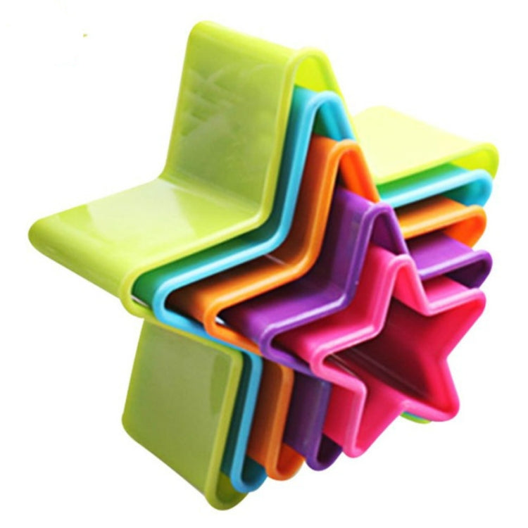 5pcs / Set Cookies Plastic Cake Mould Biscuit Plunger Forms DIY Baking Tools – Durable Build, Easy to Use Pentagram