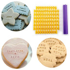 English Alphanumeric Symbol Seal Cookie Mold Movable Type Cake Mold Set, Cake Mold Set – Durable Build, Easy to Use Cake Mold Set