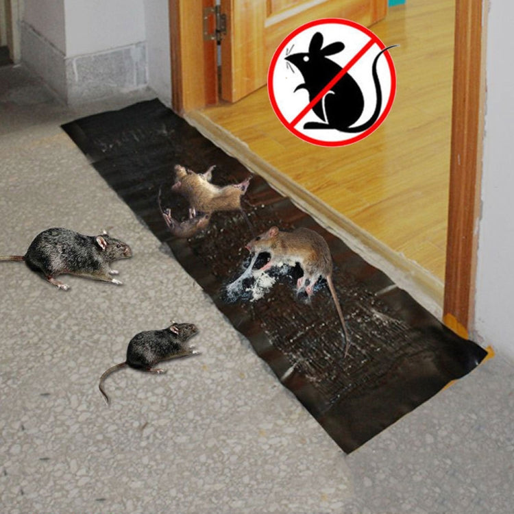 2 pcs Mouse Rodent Glue Rat Trap Board Mice Killer Length:1.2m, Long Black – Waterproof Long Black
