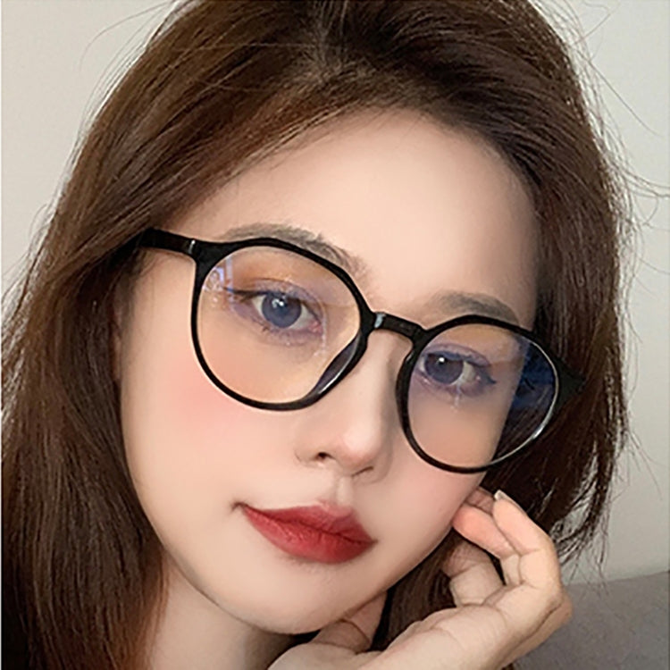 Fashion Eyeglasses Retro TR Frame Plain Glass Spectacles, Blue, Bright black, Matte Black, Pink, Gray – Durable Build, Easy to Use