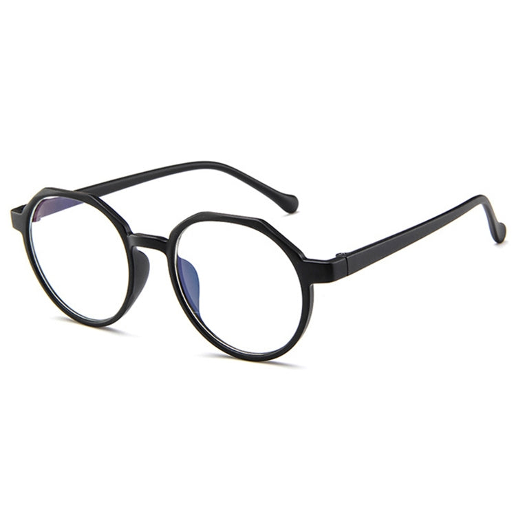 Fashion Eyeglasses Retro TR Frame Plain Glass Spectacles, Blue, Bright black, Matte Black, Pink, Gray – Durable Build, Easy to Use Matte Black
