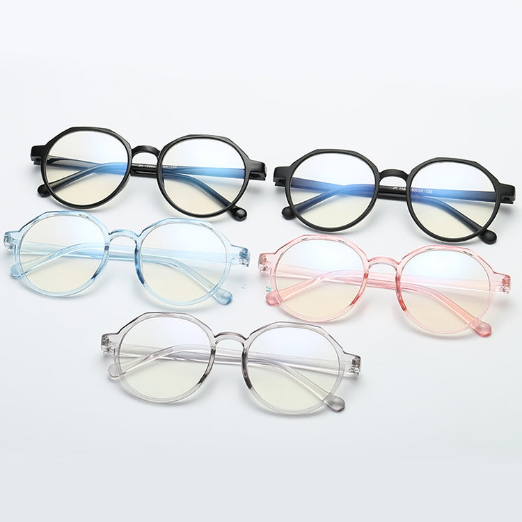 Fashion Eyeglasses Retro TR Frame Plain Glass Spectacles, Blue, Bright black, Matte Black, Pink, Gray – Durable Build, Easy to Use
