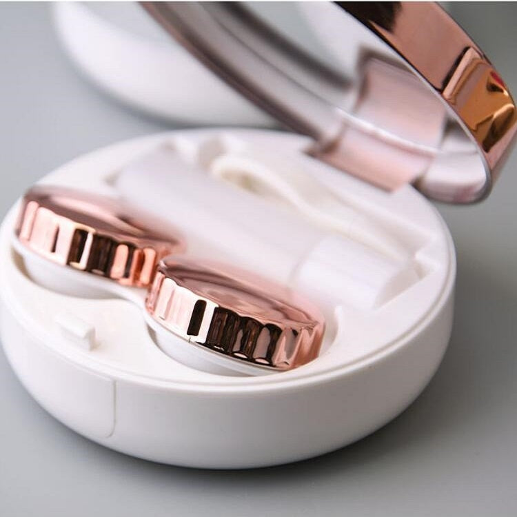 Portable Beauty Lens Care Double Box Contact Lens Case – Durable Build, Easy to Use