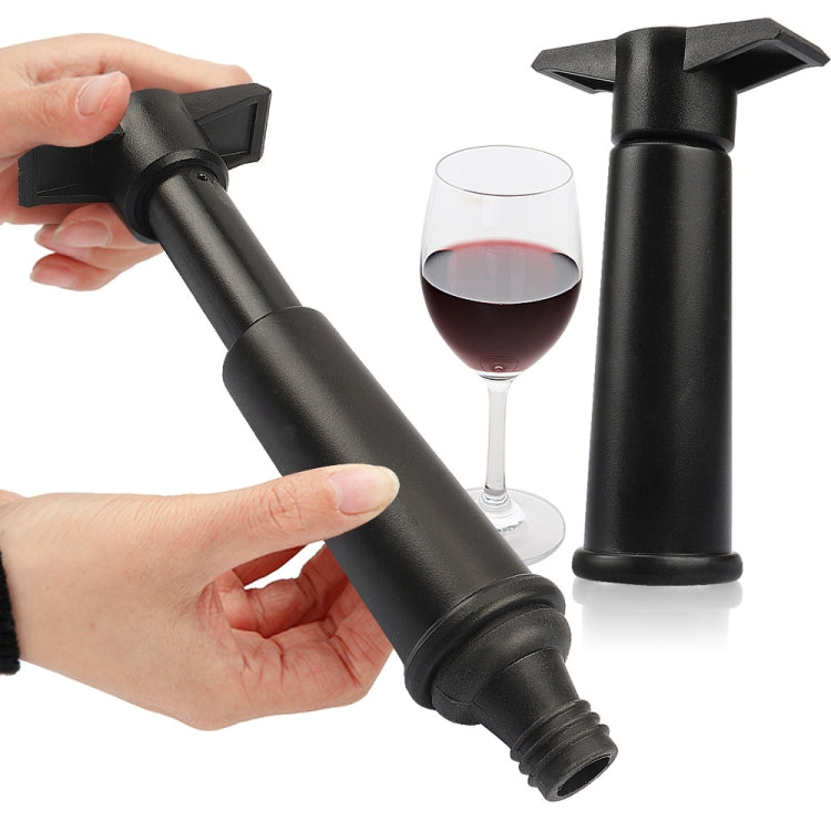 Red Wine Vacuum Pump Freshener Silicone Wine Stopper Set, Black Pump 2 Stoppers (OPP Bag), Black Pump 2 Stoppers (Box), 2 Stoppers Three Holes (OPP Bag), Black Pump Three-piece Box – Durable Build, Easy to Use