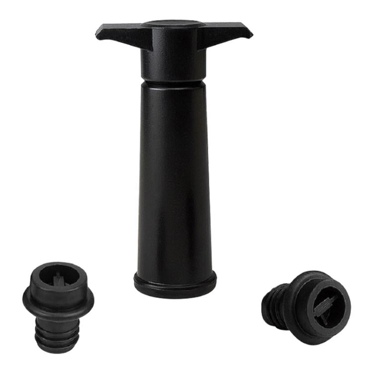 Red Wine Vacuum Pump Freshener Silicone Wine Stopper Set, Black Pump 2 Stoppers (OPP Bag), Black Pump 2 Stoppers (Box), 2 Stoppers Three Holes (OPP Bag), Black Pump Three-piece Box – Durable Build, Easy to Use Black Pump 2 Stoppers (Box)