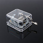 Music Box DIY Craft Vintage Musical Gold Hand Music Boxes