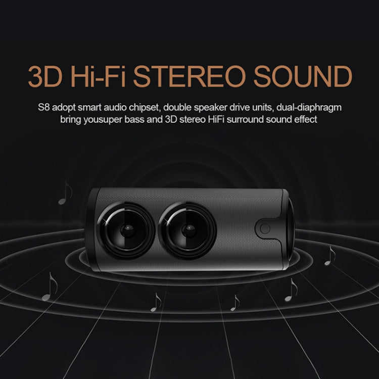 S8 Bluetooth Speaker – HiFi Bass Sound