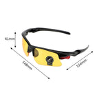FORAUTO Night-Vision Glasses Protective Gears Sunglasses Driving Glasses Anti Glare Night Vision Drivers Goggles