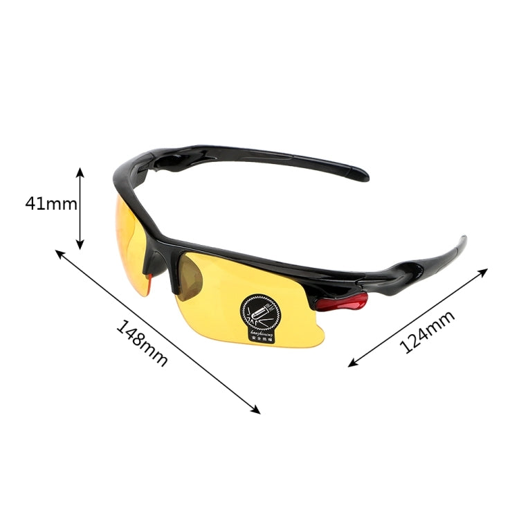 FORAUTO Night-Vision Glasses Protective Gears Sunglasses Driving Glasses Anti Glare Night Vision Drivers Goggles