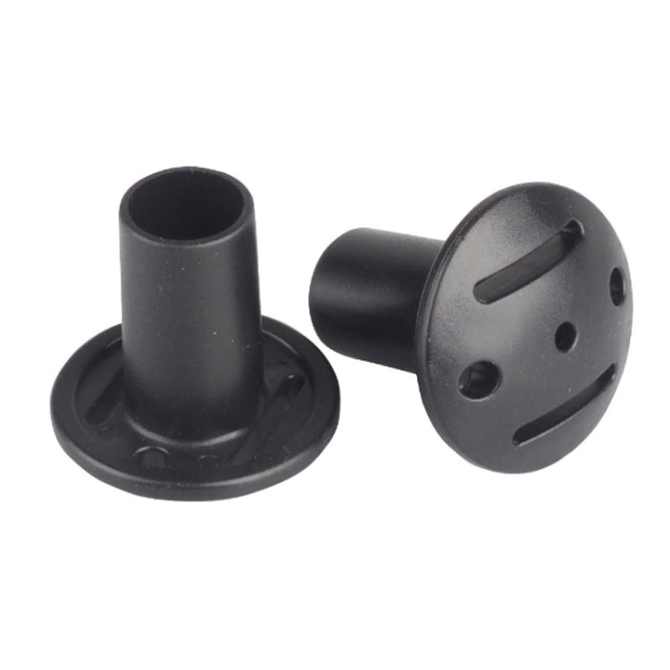 2 PCS Anti-puncture Plug Cap Alpenstock Support Bar Protective Case Anti-burst Tent Pole Plastic Helmet Default Title
