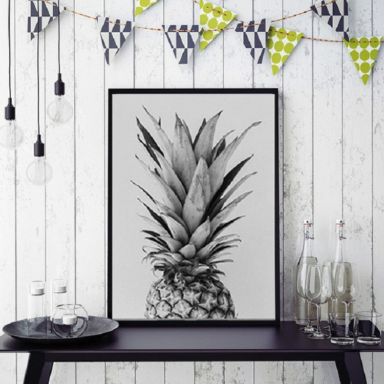 2pcs Modern Minimalist Pineapple Letter Frameless Decorative Painting Living Room Core, 15x20cm, 20x25cm – Durable Build, Easy to Use