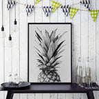 2pcs Modern Minimalist Pineapple Letter Frameless Decorative Painting Living Room Core, 15x20cm, 20x25cm – Durable Build, Easy to Use
