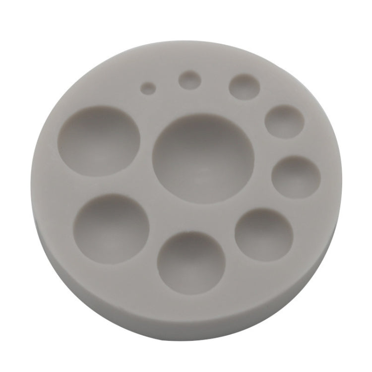 Round Silicone Fondant Cake Mold DIY Baking Decoration Chocolate Tool, Round Silicone(Grey), Round Silicone(Pink) Round Silicone(Grey) Grey