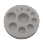 Round Silicone Fondant Cake Mold DIY Baking Decoration Chocolate Tool, Round Silicone(Grey), Round Silicone(Pink) Round Silicone(Grey) Grey