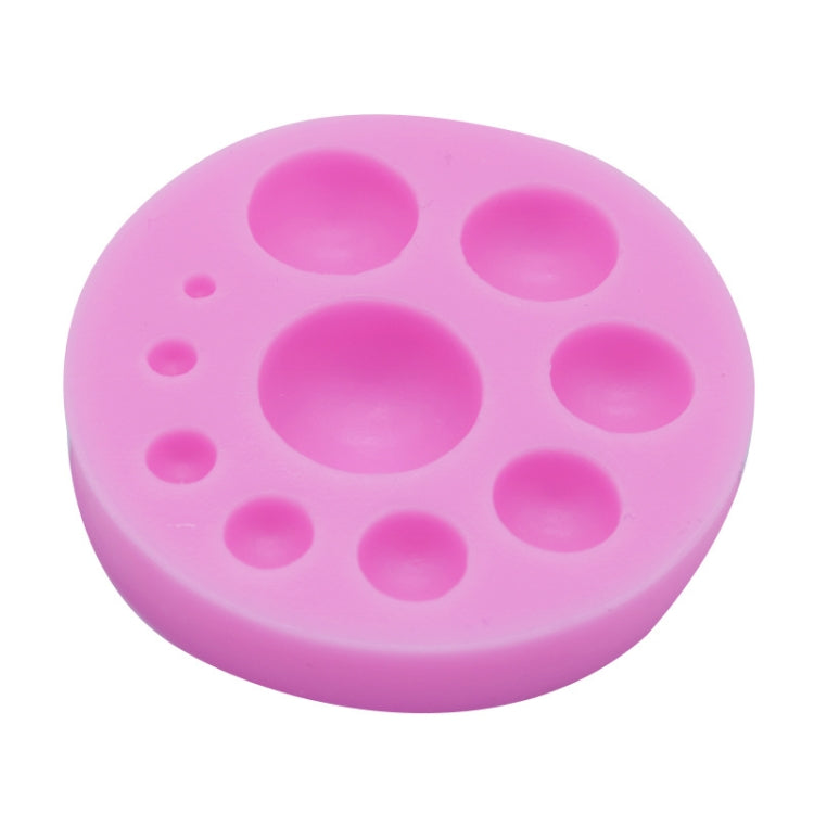 Round Silicone Fondant Cake Mold DIY Baking Decoration Chocolate Tool, Round Silicone(Grey), Round Silicone(Pink) – Durable Build, Easy to Use Round Silicone(Pink) Pink