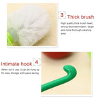 Cherry Shaped Toilet Brush Bathroom Creative Lovely Lavatory Brush Toilet Cleaning Kit, Red, Green – Non-slip