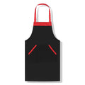 Solid Color Polyester Home Apron Antifouling Simple Adult Apron Black