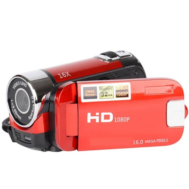 16X Digital Zoom HD 16 Million Pixel Home Travel DV Camera, US Plug – TPU US Plug Red
