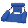 Inflatable Hammock Foldable Dual-purpose Backrest Floating Drainage Upstream Pleasure Lounge Chair Floating Bed Sofa, With Foam Board, Without Foam Board With Foam Board