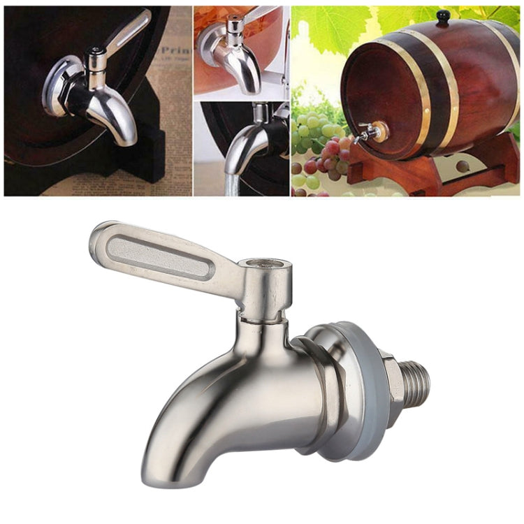 Drink Dispenser Beverage Wine Barrel Tap Spigot Stainless Steel Coffee Juice Faucet, 12mm, 16mm 12mm