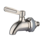 Drink Dispenser Beverage Wine Barrel Tap Spigot Stainless Steel Coffee Juice Faucet, 12mm, 16mm
