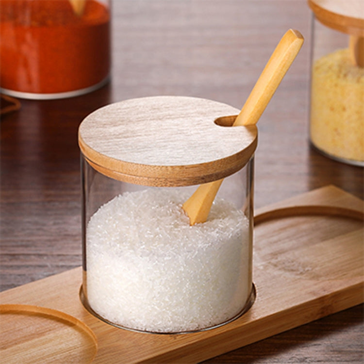 Creative Borosilicate Transparent Seasoning Jar Kitchen Supplies, Spoon, Single Glass Jar, One Sets – Durable Build, Easy to Use Single Glass Jar