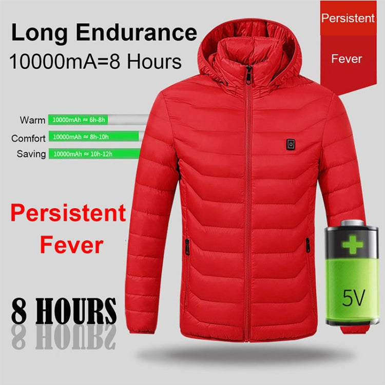 Winter Smart Electric Heating Hooded Jacket, XXXL, XXXXL, M, L, XL – Waterproof
