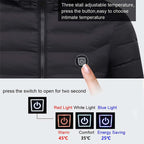 Winter Smart Electric Heating Hooded Jacket, XXXL, XXXXL, M, L, XL – Waterproof