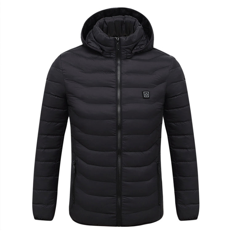 Winter Smart Electric Heating Hooded Jacket, XXXL, XXXXL, M, L, XL – Waterproof XXXXL Black