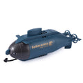 Rechargeable Mini 6-Channel Remote Submarine Blue