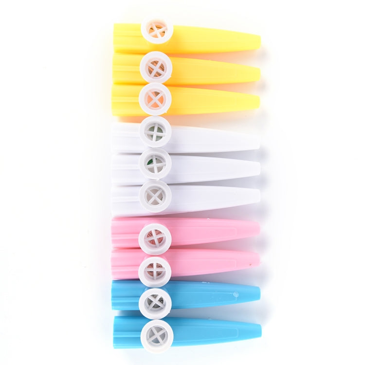 10PCS Plastic Kazoo Children Accompaniment Instrument, Random Color Delivery, 10PCS Kazoo 10PCS Kazoo