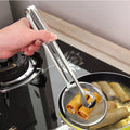 Stainless Steel Fried Food Drain Net Spoon with Clip, Net Spoon with Clip Net Spoon with Clip