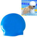 Glossy Seamless Pure Silicone High Elasticity Professional Swimming Cap, Glossy Seamless (Blue), Glossy Seamless (White), Glossy Seamless (Pink), Glossy Seamless (Red), Glossy Seamless (Purple), Glossy Seamless (Yellow) Glossy Seamless (Blue) Blue