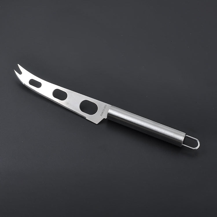 Stainless Steel Cheese Knife With Fork Tip Cheese Butter Knife Slicer Butter Pizza Cutter, Cheese Knife Cheese Knife