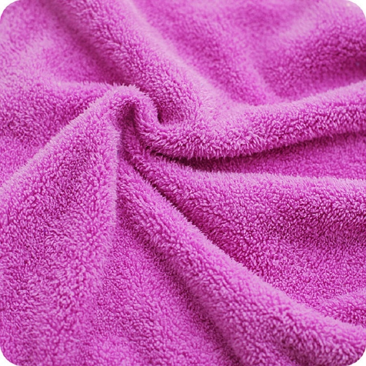5 PCS Fruit Pattern Bathroom Kitchen Hanging Coral Fleece Absorbent Cloth Towels Random Color Delivery, Fruit Pattern Towels