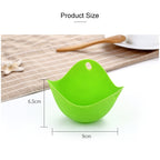 Silicone Egg Cooker Egg Bracket Kitchen Tools Pancake Cookware Bakeware Steam Eggs Plate Tray, Red, 4 pieces of steamed egg – Durable Build, Easy to Use