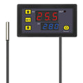 High-precision Microcomputer Intelligent Digital Display Switch Thermostat, 12V Power Supply 12V Power Supply Red and Green Display