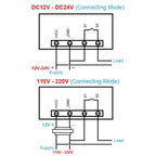 High-precision Microcomputer Intelligent Digital Display Switch Thermostat, 12V Power Supply