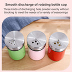 Stainless Steel Lid Glass Seasoning Jar Kitchen Supplies, Transparent