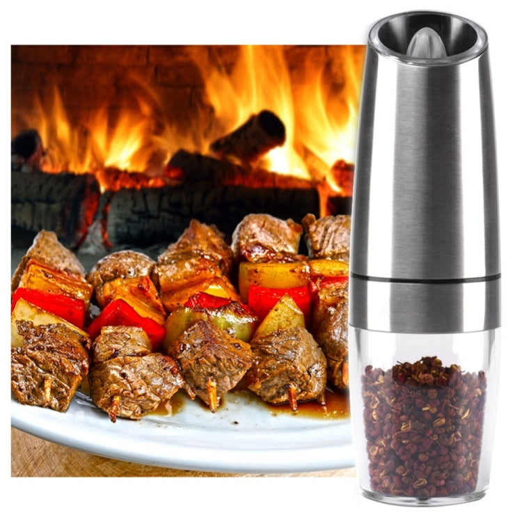 Automatic Electric Pepper Grinder Salt Mill with LED Light, Automatic Electric Pepper Grinder Automatic Electric Pepper Grinder