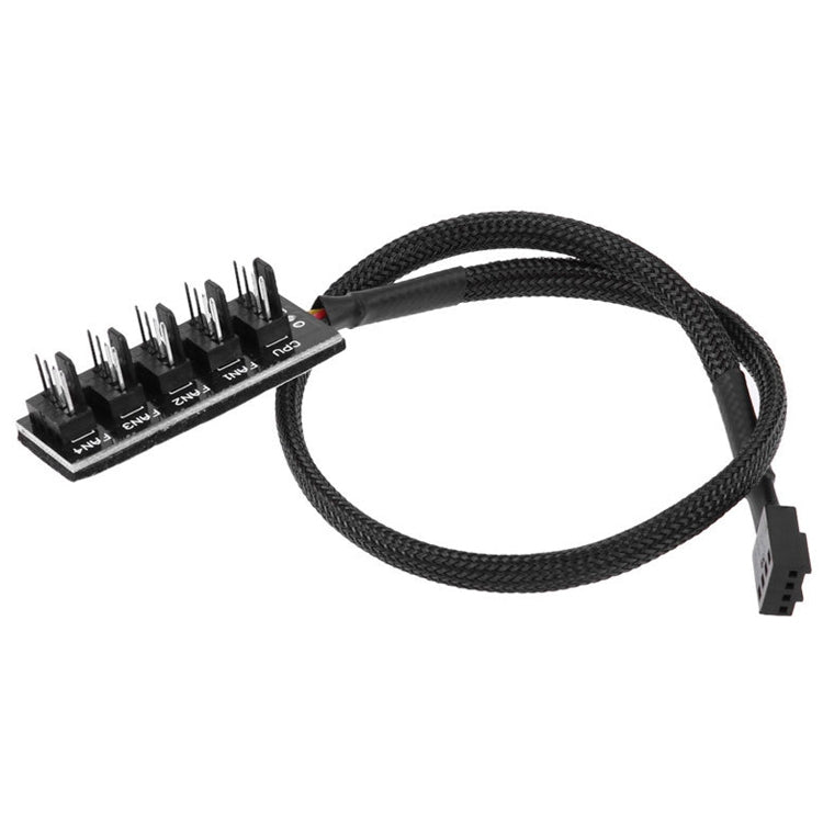 2 PCS Computer Fan PWM Hub Computer Chassis Fan Hub, A Drag Five, A Drag Four – Durable Build, Easy to Use