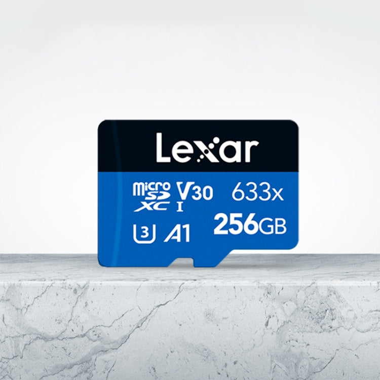 Lexar 633x 256GB High-speed Mobile Phone Camera Memory TF Card Switch Expansion Driving Recorder Dedicated Storage Flash Memory Card, 256GB – Shockproof, Waterproof