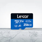 Lexar 633x 256GB High-speed Mobile Phone Camera Memory TF Card Switch Expansion Driving Recorder Dedicated Storage Flash Memory Card, 256GB – Shockproof, Waterproof