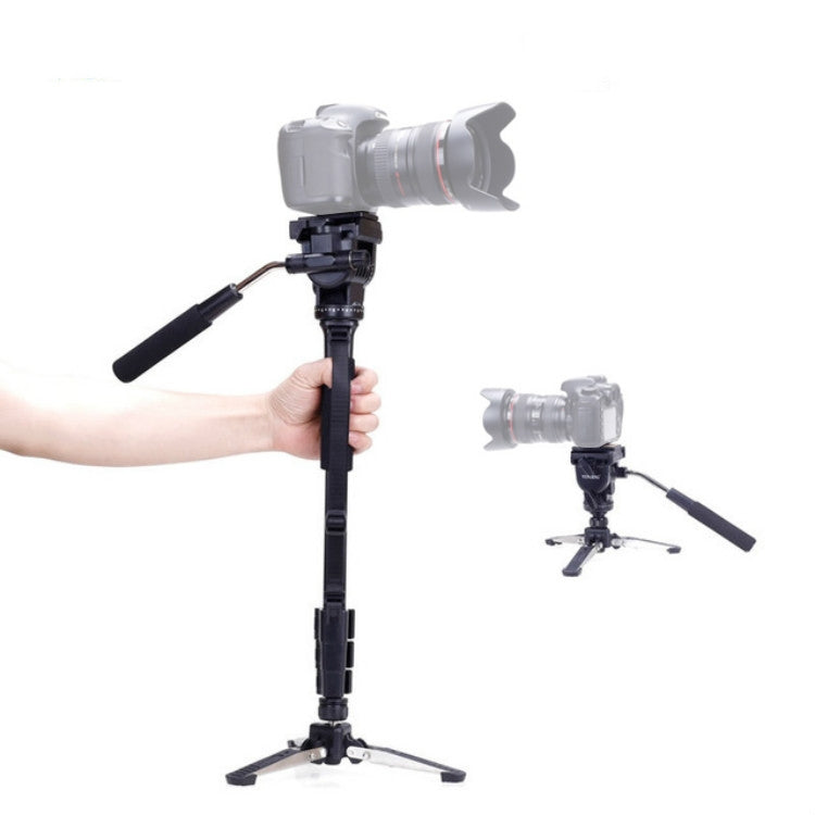 YUNTENG VCT-288RM SLR Camera Monopod Camera Support Foot Hydraulic Head Professional Photography Stand, Max Height: 1.48m, VCT-288RM VCT-288RM