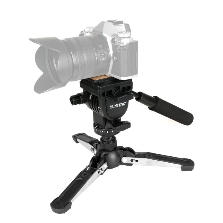 YUNTENG VCT-288RM SLR Camera Monopod Camera Support Foot Hydraulic Head Professional Photography Stand, Max Height: 1.48m, VCT-288RM